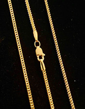 Solid 10K Gold Franco Box Chain 1.75mm, Ladies Gold Chain, Man Gold Chain 10K  picture