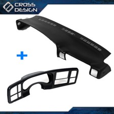 Fits 1999-06 Silverado Sierra Suburban Radio Dash Trim Bezel Dash Cover Overlay picture