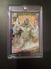 2023 UD Upper Deck Marvel Platinum MOON KNIGHT COVER VARIANT PURPLE PIXEL /35 picture