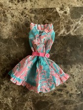 Vintage Barbie Doll Ruffles N Swirls Outfit #1783 picture