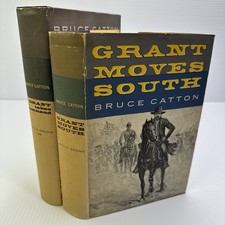 Grant Moves South & Grant Takes Command Bruce Catton Two Vols HC Little Brown co picture