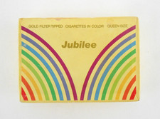 Nat Sherman Jubilee Collectible Empty Vintage Gold Filter Tipped Queen Size Cigs picture