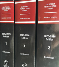 2025 2026 California Transactions Forms Business Entities SET THOMSON REUTERS CA picture