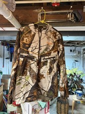 ScentLok Vertigo camouflage Quarter Zip-up fleece lined Mens L Jacket picture