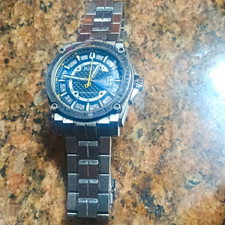 Bulova Precisionist Men's Sport 46mm Black Carbon Dial Date 300m Watch picture