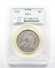 1826 Capped Bust Half Dollar MS63 PCGS OGH O-120A R4 *2312 picture