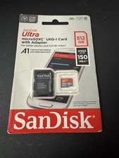 NEW SanDisk Ultra 512GB microSDXC UHS-I Memory Card + Adapter - Class 10 A1 picture