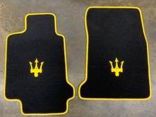 2007-20 Maserati Granturismo GranCabrio German Velour Custom 2pc Mats Made USA picture