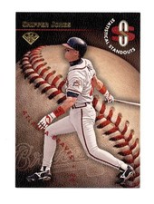CHIPPER JONES 1996 DONRUSS LEAF #8 STATISTICAL STANDOUTS #2001/2500 BG1229 picture