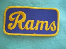 Vintage  Los Angles Rams Sew On  Patch 4 