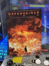 2023 Oppenheimer Christopher Nolan Signed Autographed 8x12 Photo London Premiere picture