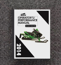 2014 SNOWMOBILES SNO PRO Operator's PERFORMANCE Manual Fits ARCTIC CAT 6000 9874 picture