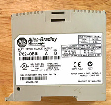 Allen-Bradley MicroLogix 1200 1762-OB16 Digital PLC Output Module 24VDC picture