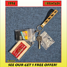 1994 Marlboro Country Store Unused Label + Lock Box + Keychains - Video Inside picture