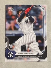 2026 Topps Now Call Up George Lombard Jr #521 Yankees Top Prospect Slugs HR picture