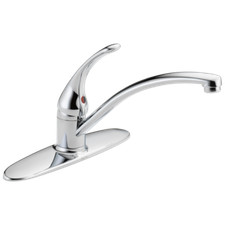 Delta Foundations 1-Handle Kitchen Faucet Chrome-Certified Refurbished picture