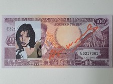 Andy Warhol Original Signed Banknote with a Certificate picture