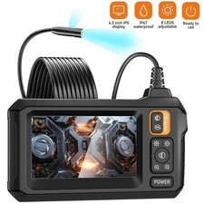 Industrial Endoscope Camera 8mm HD1080P 4.3inch IPS Screen 1080P Pipe Inspection picture