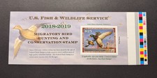 #RW85A 2018 - 2019 - US Federal Duck Stamp - with Gutter Margin picture