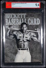 June 1990 Beckett Baseball Card Magazine BO JACKSON Iconic Cover Graded PSA 9.4 picture
