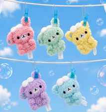 Toys Spirits Laundry Plush Keychain Japanese Gashapon Cat Bunny Blind Box picture