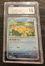 CGC 10 ENGLISH Psyduck 039/217 Love Ball Reverse Holo Ascended Heroes Pokemon picture