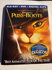 PUSS in BOOTS Blu-ray +DVD+Digital Copy  w/ Slipcover Sealed BRAND NEW SEALED picture