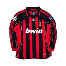 Ac Milan Football Shirt 2006/07 Home Long Sleeve Jersey - Ricardo Kaka #22 picture