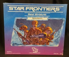 Vintage TSR Star Frontiers Metal Miniatures Spacefarers New In Box Sealed picture