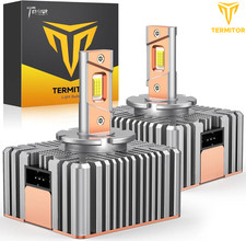 Termitor D5S D5R LED Light Hi/Low Bulb 80000LM Xenon HID For Chevrolet Silverado picture