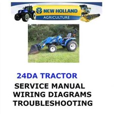 NEW HOLLAND TC24DA TRACTOR MANUAL ENGINE SHOP SERVICE  REPAIR PDF picture