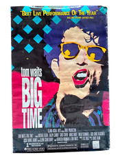Tom Waits Big Time 1988 Original VHS Promo Poster Fries Home Video Vintage picture