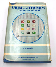 Urim and Thumim, The Secret of God, I.L. Cohen 1982 HCDJ Religious picture