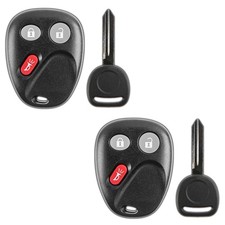 2 New Replacement Keyless Entry Remote Car Key Fob Control & Key for LHJ011 picture
