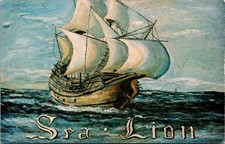 Sea Lion Sailing Vessel Mayville NY Vintage Postcard 5P21-8 picture