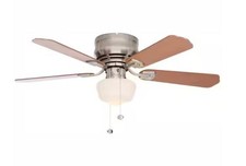 Hampton Bay Middleton 42 in. LED Indoor Brushed Nickel Ceiling Fan w/ Light Kit picture