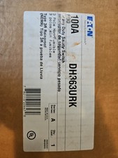 Eaton DH363URK Non-Fusible Heavy Duty Safety Switch 100A 3P 3W 3PH 600V Type 3R picture