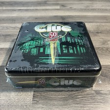 Clue 50th Anniversary Edition Tin Parker Brothers Hasbro New Sealed picture