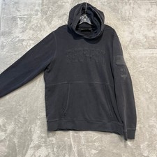 Under Armour Project Rock Hoodie Mens XL Black Respect Distressed Brahma Bull picture