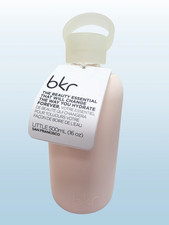 BKR GLASS WATER BOTTLE WITH SILICONE SLEEVE TUTU PALE PINK 16 OZ  picture
