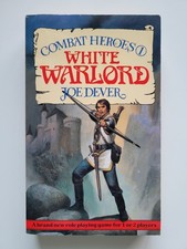 1986 COMBAT HEROES (NO WRITING) WHITE WARLORD JOE DEVER PAPERBACK ROLE PLAYING picture