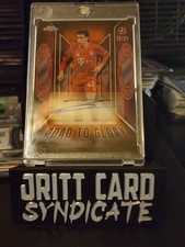 2025-26 Topps Chrome UEFA Jamal Musiala Road To Glory Orange Auto /25 RTG-MU picture