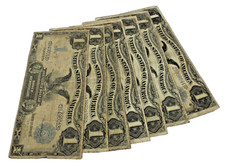 1899 $1 Black Eagle One Dollar Note ✯ ✯ Large Silver Certificate Estate ✯ picture