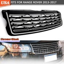 For 13-17 Range Rover Sport 2023 Style Front Upper Grille Chrome Black Grill USA picture