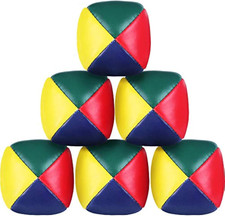 6 Packs Juggling Balls Set for Beginners, Quality Mini Durable Juggle Ball Kit, picture