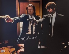 John Travolta Signed 16x20 Pulp Fiction Photo Beckett BAS Witnessed picture