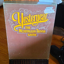 Vintage 1973 Yesteryear Nostalgia Trivia Board Game Skor-Mor Original Box picture