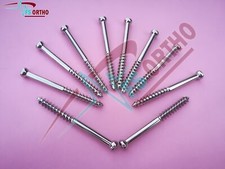 Cancellous Screws 6.5 mm, Half and Full Thread, Stainless Steel 316L (180 pcs) picture