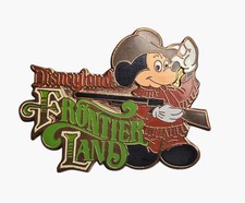 Disney Vintage 1998 Mickey Mouse Frontierland Disneyland Attraction Pin picture