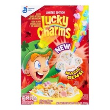 ULTRA RARE Lucky Charms Magic Gems Limited Edition Cereal SEALED General Mills picture